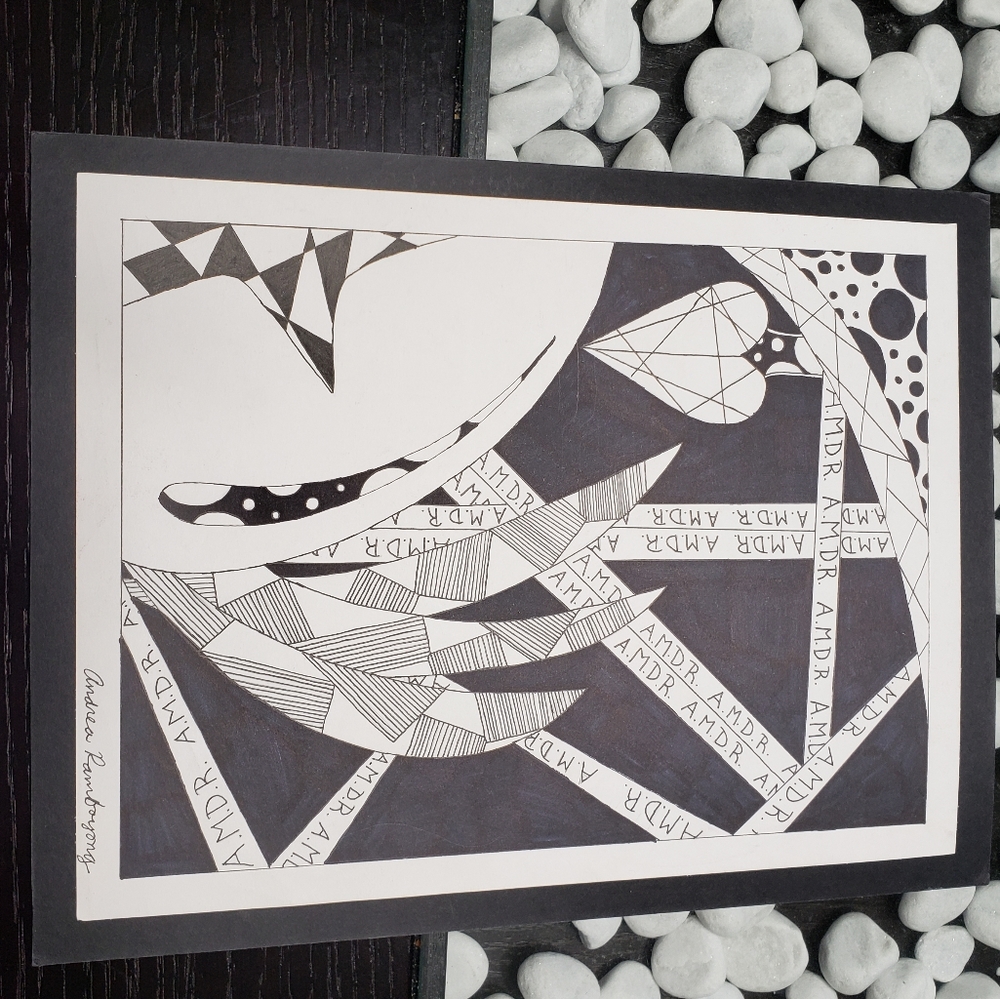 CLOSING SALE!! ORIGINAL black & white abstract art